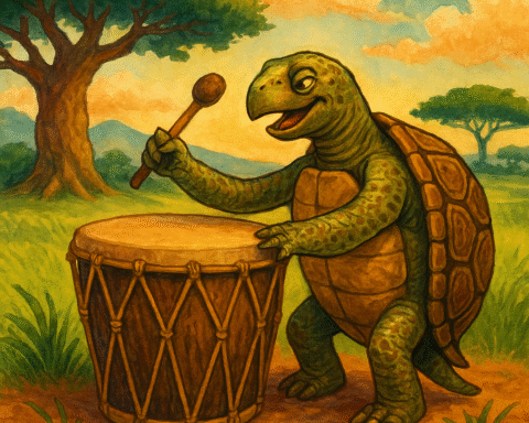 How the Tortoise Won the Drum