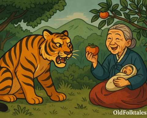 The Tiger and the Persimmon