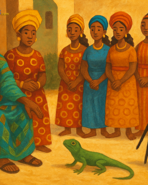 Why Lizards Nod – A Traditional Folktale from the Ashanti People of Ghana