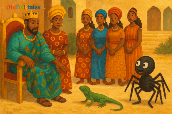 Why Lizards Nod – A Traditional Folktale from the Ashanti People of Ghana