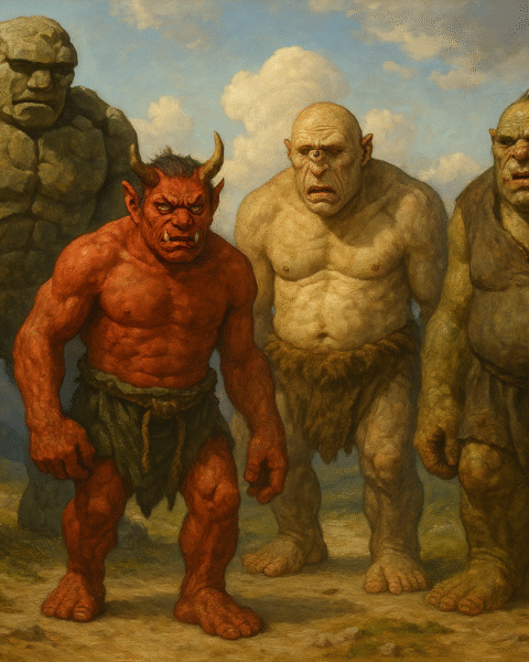 Golems, Oni, Cyclops, and Ogres