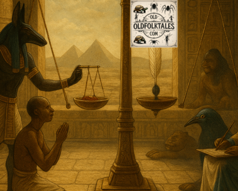 Step into the mythic Hall of Ma’at in Thoth’s Judgment: The Feather and the Heart, where the ancient Egyptian god of wisdom weighs the souls of the dead