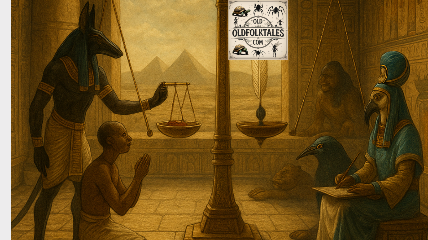 Step into the mythic Hall of Ma’at in Thoth’s Judgment: The Feather and the Heart, where the ancient Egyptian god of wisdom weighs the souls of the dead