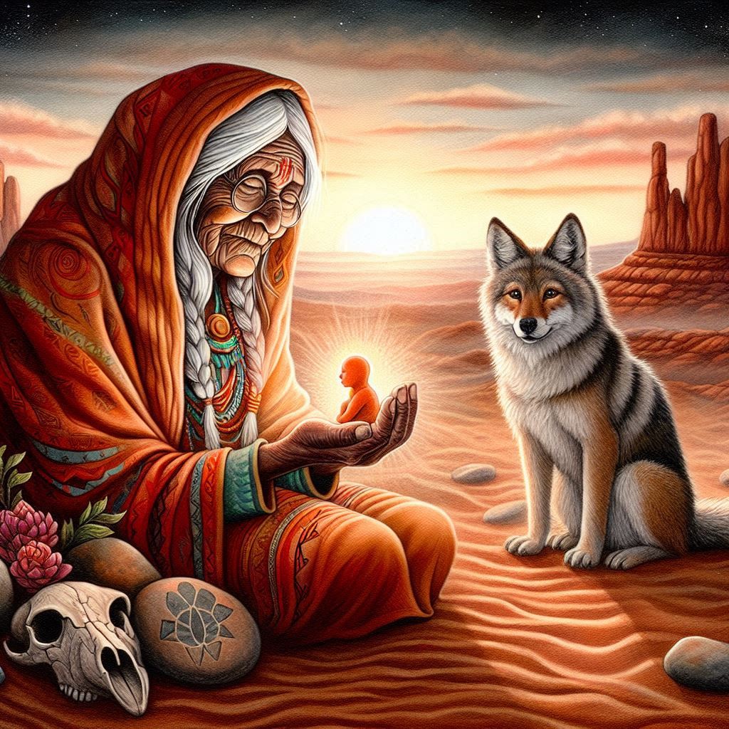 Coyote and mother Earth