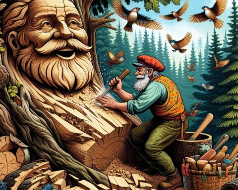 The Woodcarver and the Laughing Tree