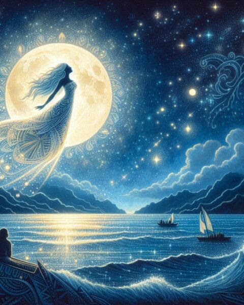 Hina and the Moon