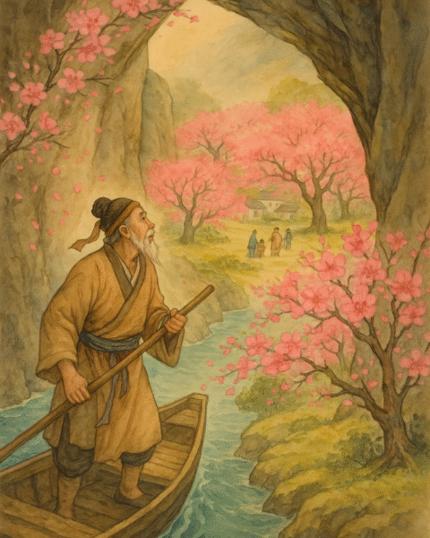 Wu Zixu and the Peach Blossom Spring
