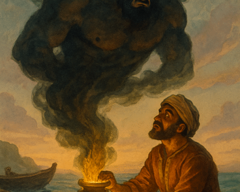 The Fisherman and the Genie Jar