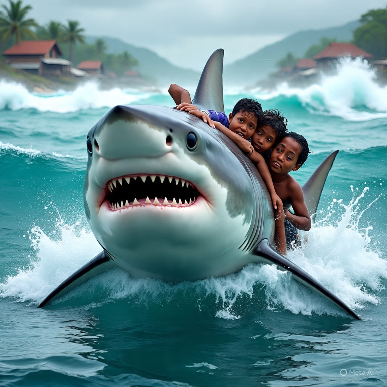 The Shark that saved the village