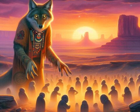 Coyote and the Pebble people